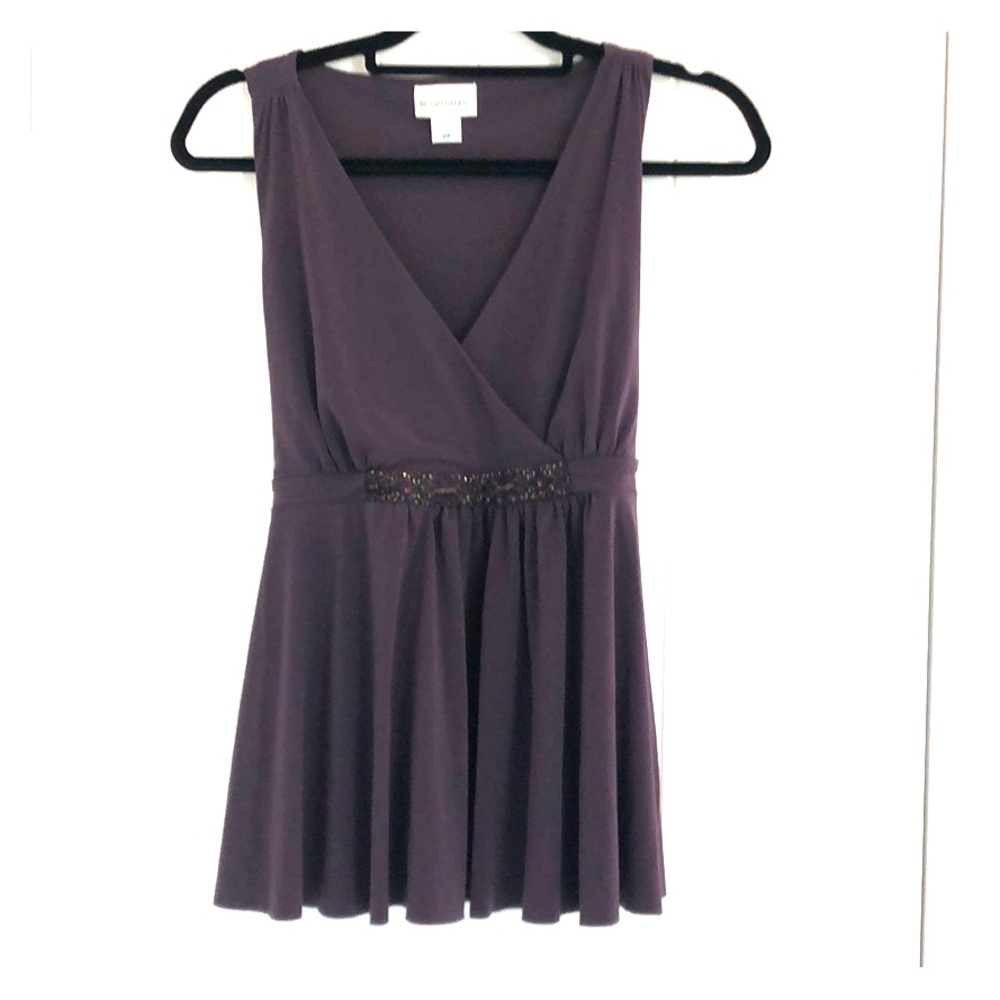 Beaded Tank Top with ties